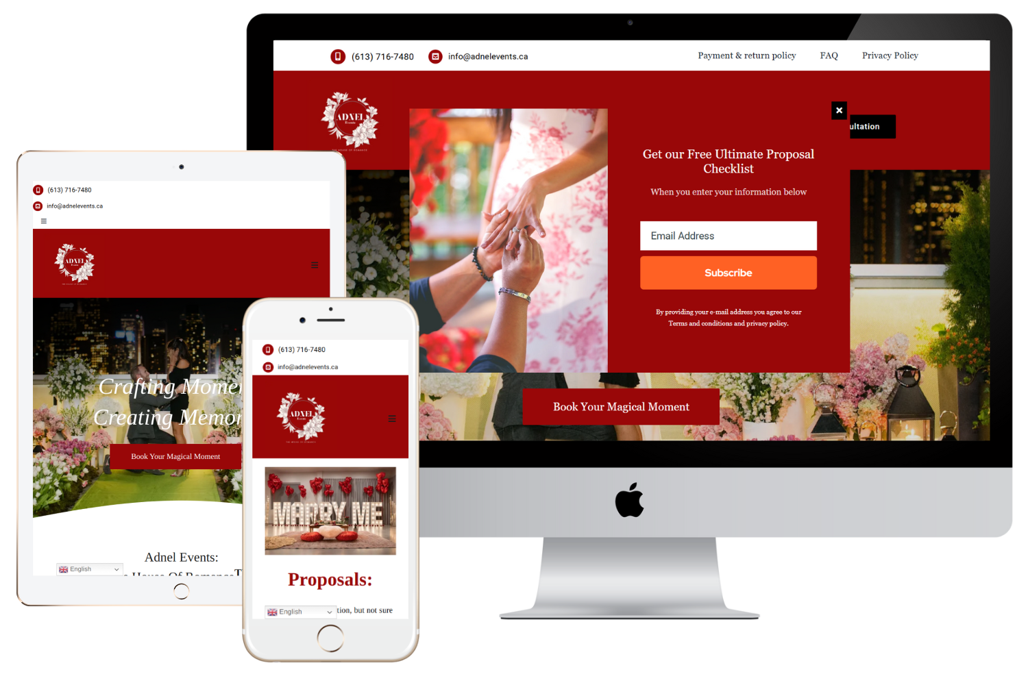 ADNEL Events​ Mockup 3